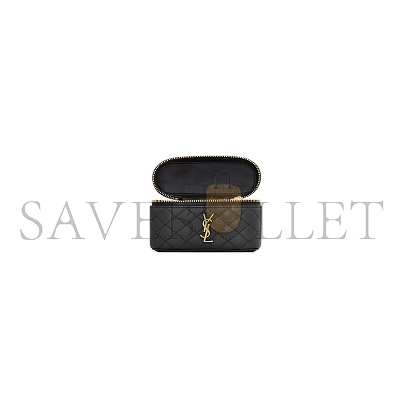 YSL GABY MICRO VANITY BAG IN LAMBSKIN 8192851EL071000 (12*8*4cm)